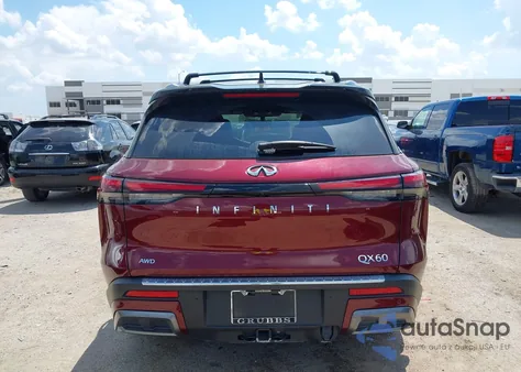 2024 Infiniti Qx60 Autograph Awd z USA, uszkodzony, nr VIN 5N1DL1HU3RC347853